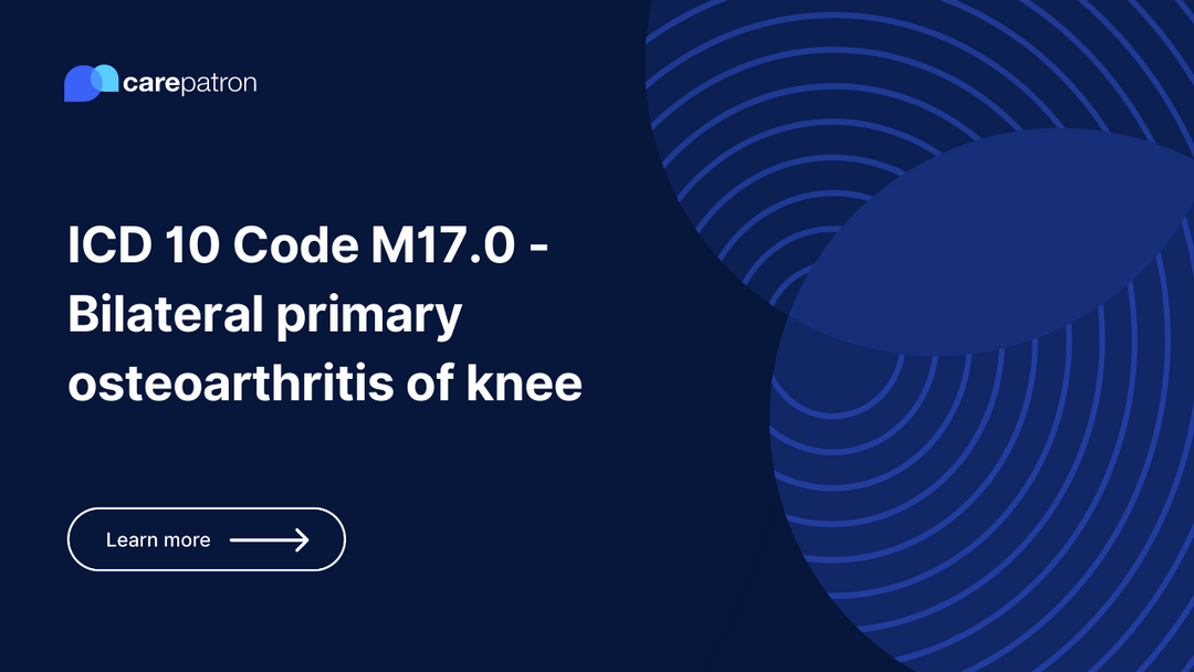 M17.0 Bilateral primary osteoarthritis of knee ICD10CM